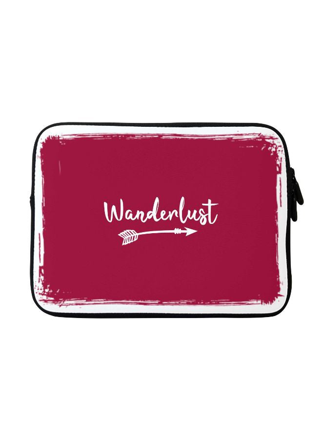 Stylizedd Wanderlust Printed Sleeve For Apple MacBook 15-Inch Purple/White