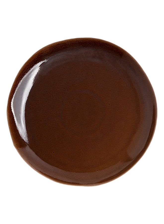 Shuer Deformation Plate Coffee 16.5 x 16.5cm - Image 1