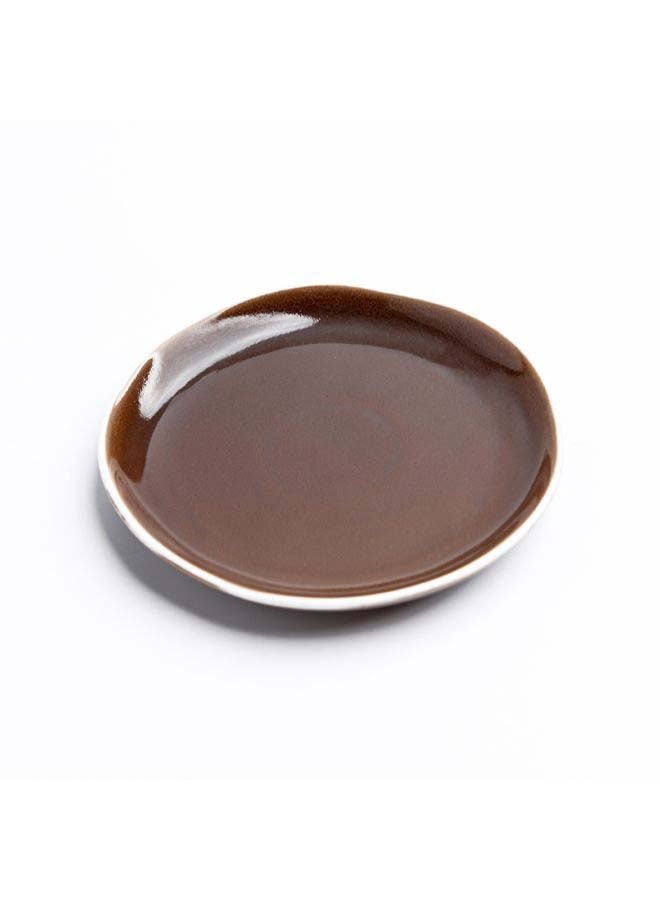 Shuer Deformation Plate Coffee 16.5 x 16.5cm - Image 2