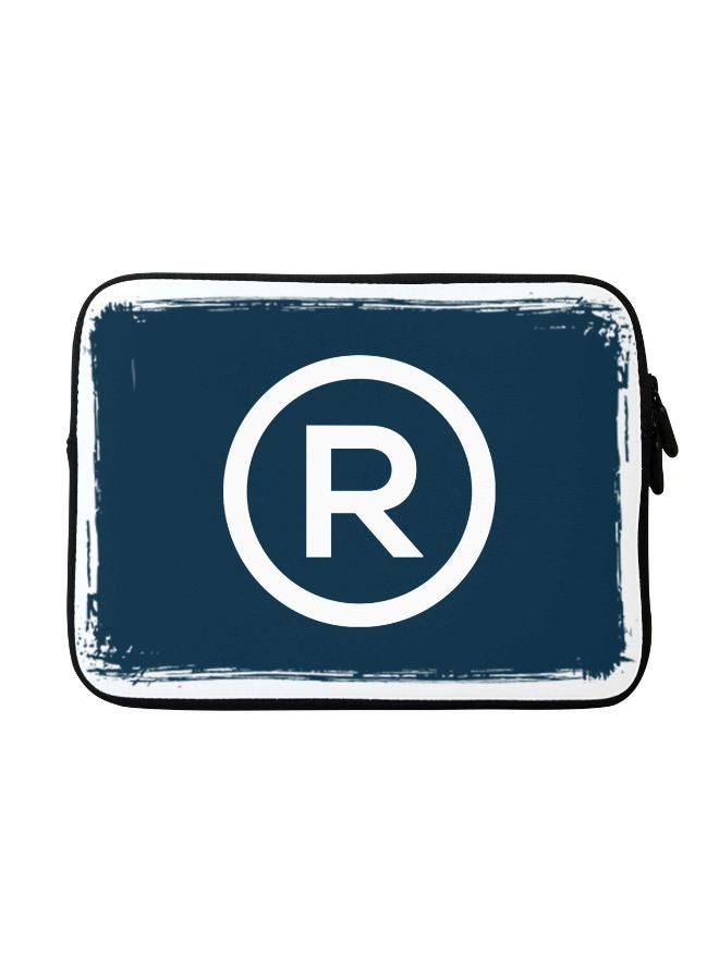 Stylizedd Registered Printed Sleeve For Apple MacBook 15 inch Blue/White/Black - Image 1