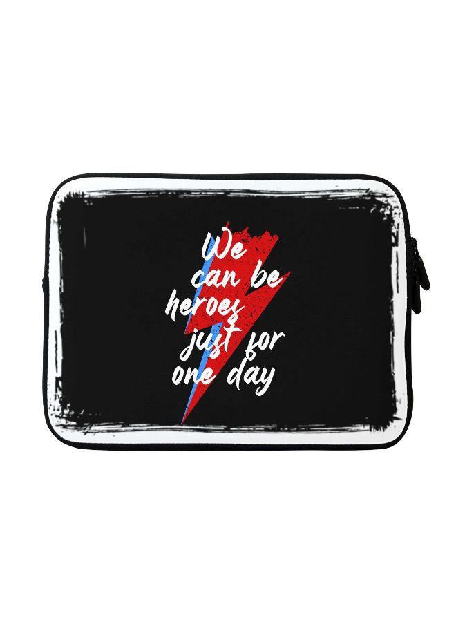 Stylizedd We Can Be Heroes Printed Sleeve For Apple MacBook 15 inch Black/Red/Blue - Image 1