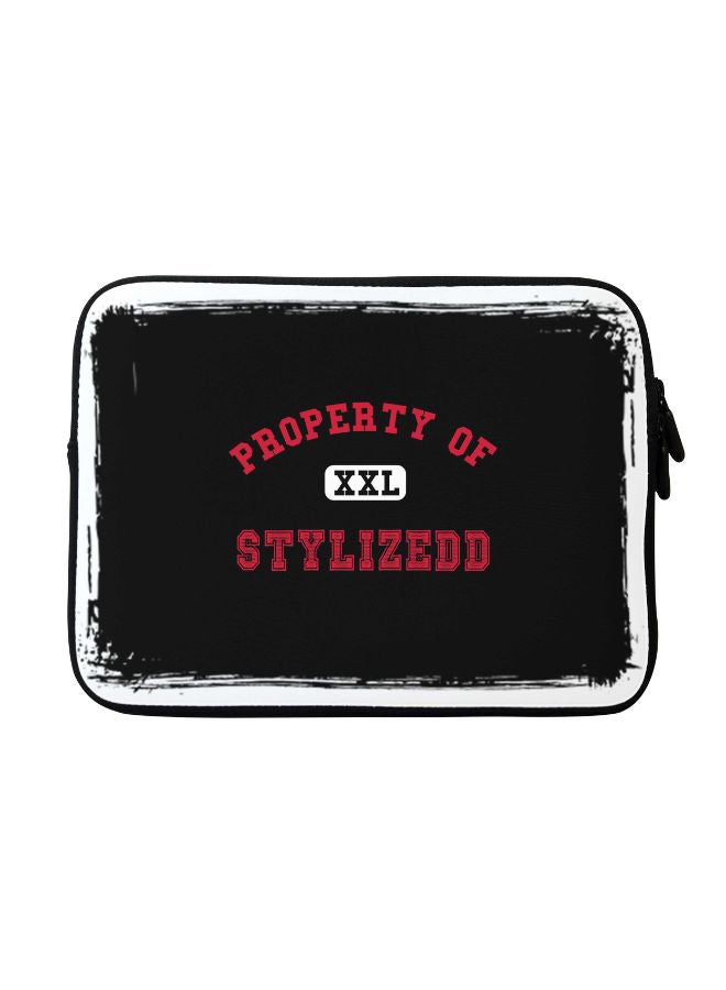 Stylizedd Property Of XXL Printed Sleeve For Apple MacBook 15 inch Black/Red/White