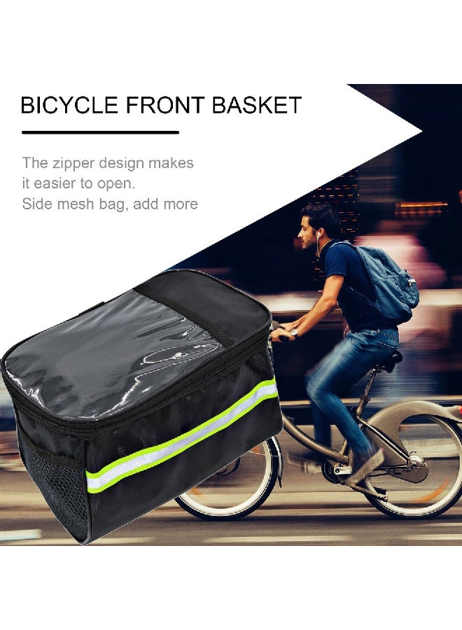 Large Capacity Polyester Bike Front Basket 19x14x12cm - v1602491534/N40493361A_1