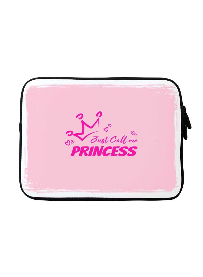 Stylizedd - Just Call Me Princess Printed Sleeve For Apple MacBook 15 inch Pink - Image 1