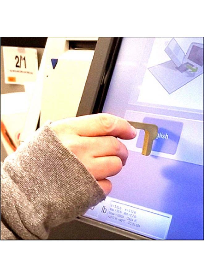 فتاحة أبواب بدون تلامس فضي - Image 2