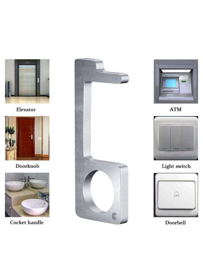 4-Piece Contactless Door Opener With Ring Gold  - Image 3