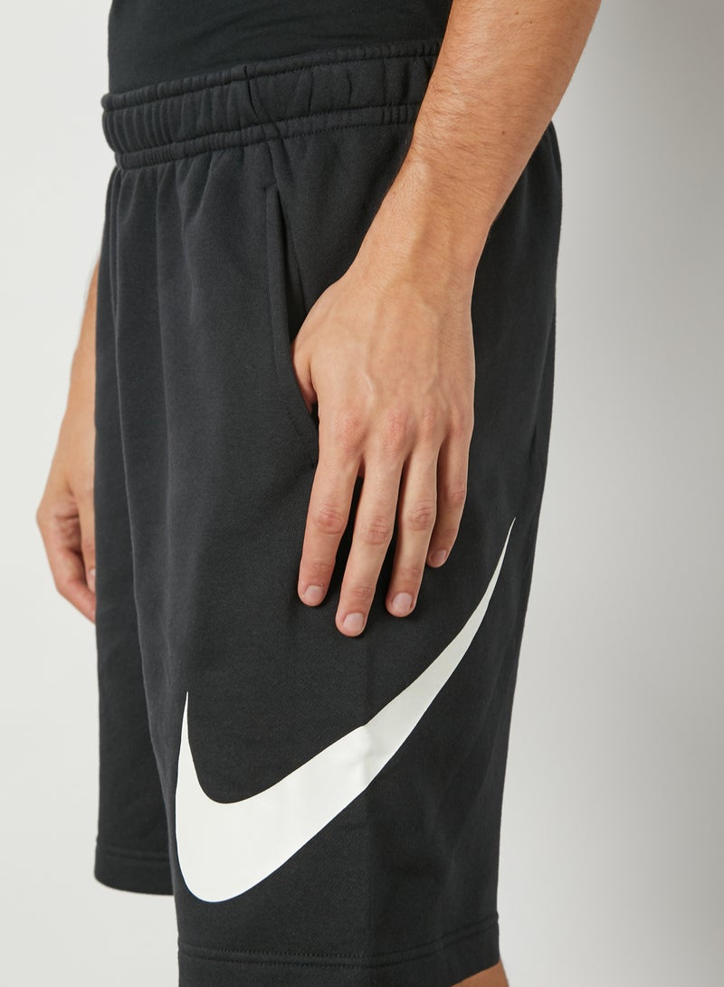 Nike Club Graphic Shorts Black  - Image 3