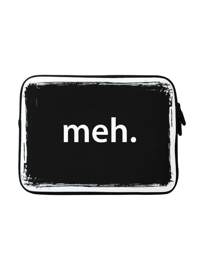 Stylizedd Meh Printed Sleeve For Apple MacBook 15 inch Black/White