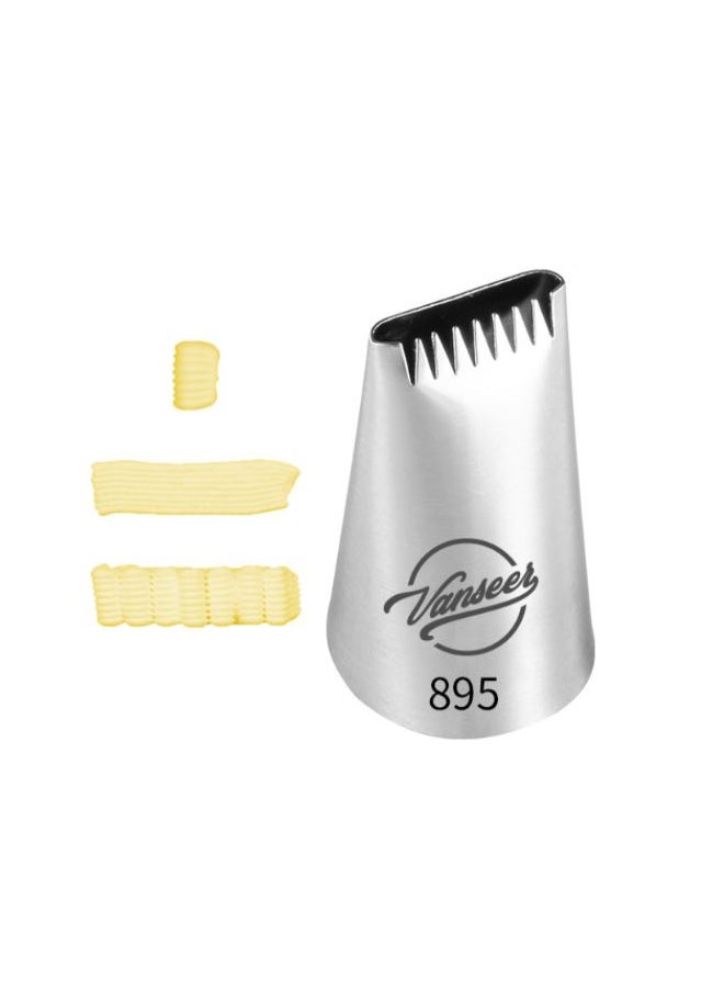 Beauenty Cake Decorating Piping Nozzle Silver 5cm - Image 2