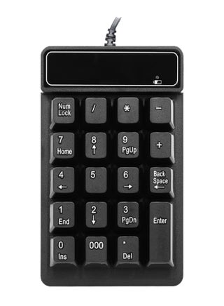 لوحة مفاتيح رقمية مزودة بـ USB أسود - v1602491701/N40710368A_1