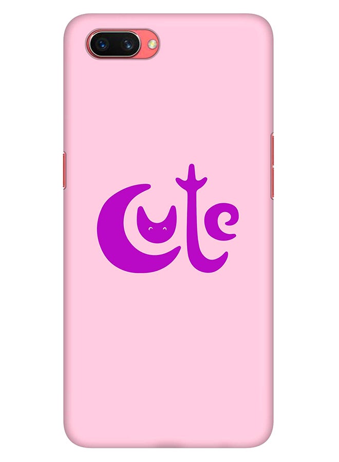 OPPO - Stylizedd Oppo A3s Case Slim Snap Basic Series Customized Mobile Cover Hard PC Shield Matte Finish Print - Cute Multi Color - Image 1