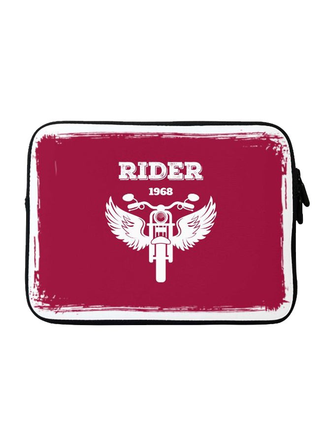 Stylizedd Rider 1968 Printed Sleeve For Apple MacBook 15 inch Red/White - Image 1