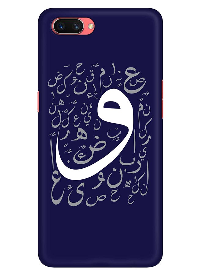 OPPO - Stylizedd Oppo A3s Case Slim Snap Basic Series Customized Mobile Cover Hard PC Shield Matte Finish Print - Wow Multi Color - Image 1