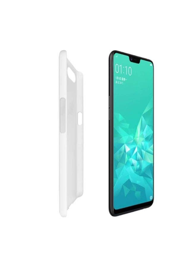 OPPO - Stylizedd Oppo A3s Case Slim Snap Basic Series Customized Mobile Cover Hard PC Shield Matte Finish Print - Wow Multi Color - Image 1