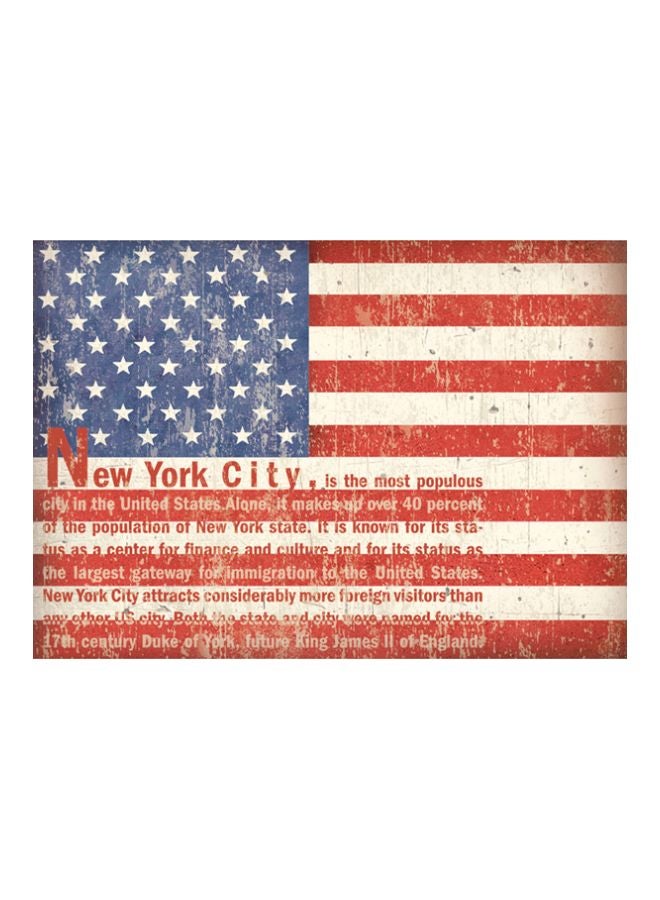 A4 USA Flag Printed Rice Paper Red/White/Blue