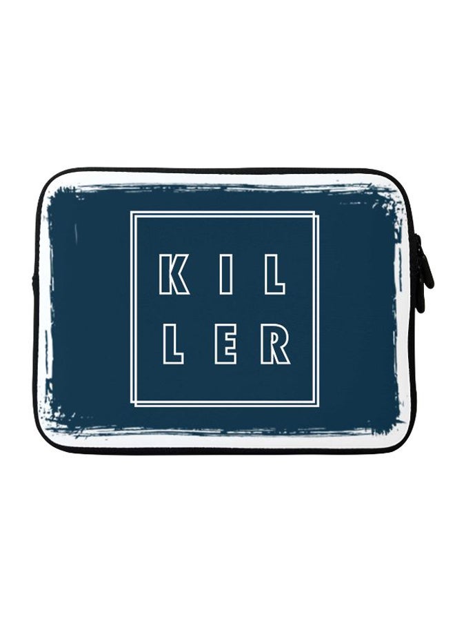 Stylizedd Killer Outline Printed Sleeve For Apple MacBook 15-Inch Blue/White