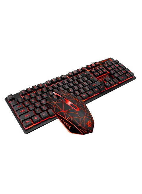 USB Gaming Keyboard With Mouse Set English