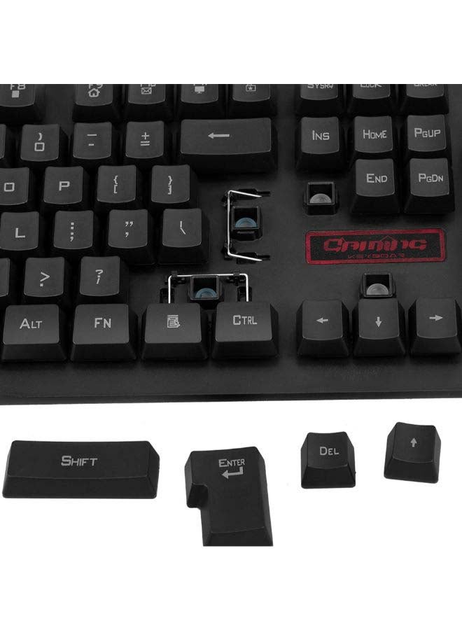 Generic Portable Wireless Keyboard With Mouse Set English Black  - Image 2