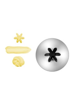 Beauenty Cake Decorating Piping Nozzle Silver 5cm  - Image 2