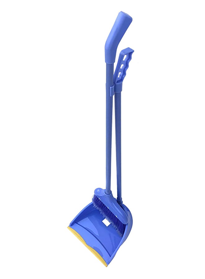2-Piecec Dust Pan And Brush Set Blue 90 x 22cm  - Image 1