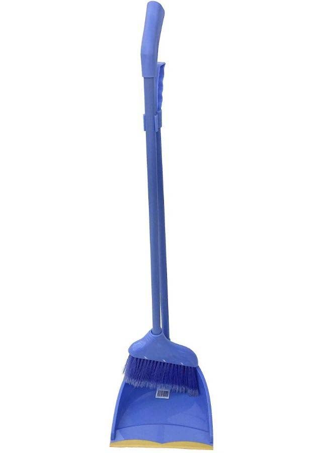 2-Piecec Dust Pan And Brush Set Blue 90 x 22cm  - Image 2