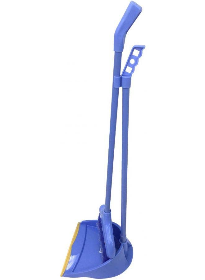 2-Piecec Dust Pan And Brush Set Blue 90 x 22cm  - Image 3