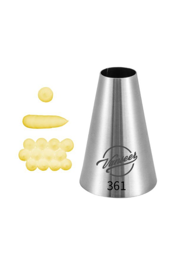 Beauenty Cake Decorating Piping Nozzle Silver 5cm - Image 2