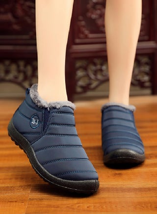 Ankle Boots Slip On Flat Casual Footwear Dark Blue - v1602491847/N40546716V_1