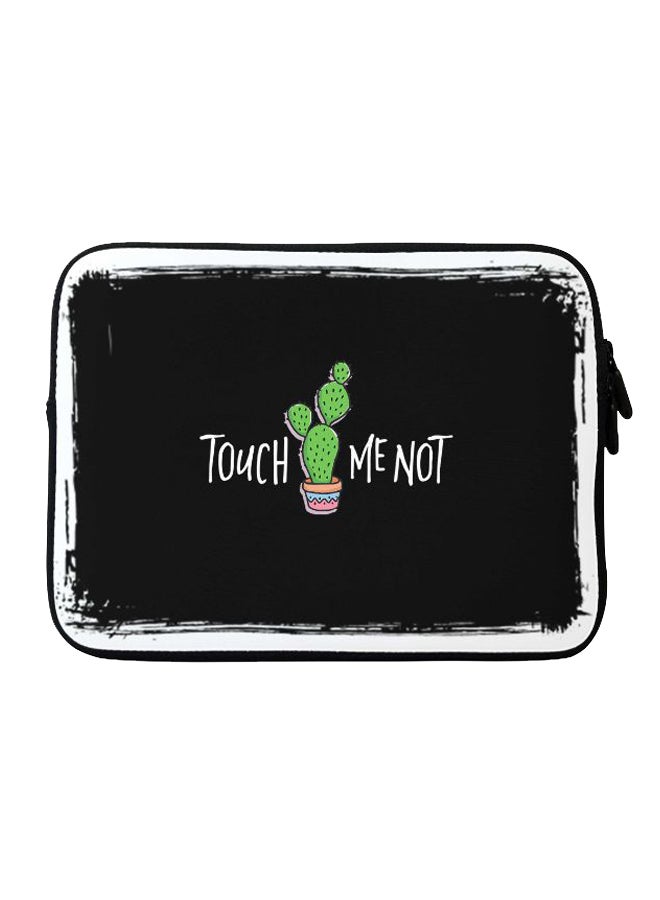 Stylizedd Touch Me Not Printed Sleeve For Apple MacBook 15-Inch Black/White/Green