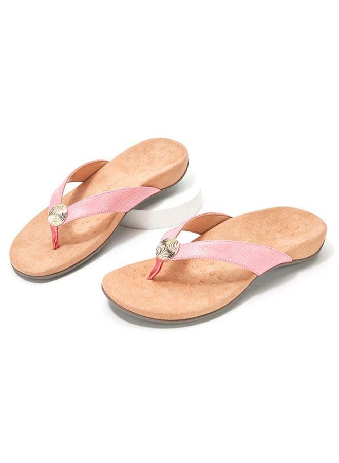 Anti-Slip Comfortable Flip-Flops Slipper Pink  - Image 3