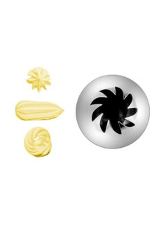 Beauenty Cake Decorating Piping Nozzle Silver 5cm  - Image 2