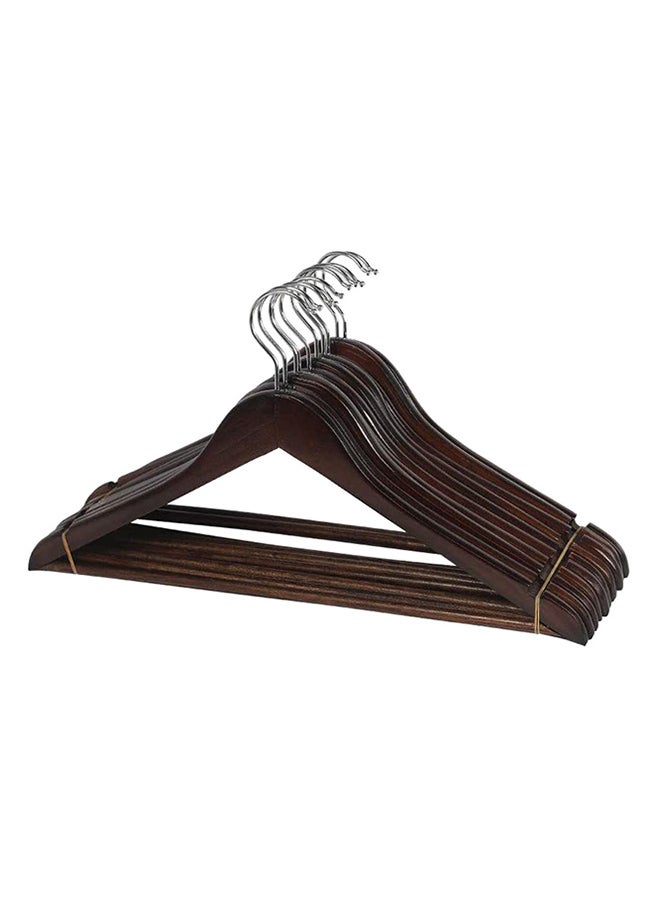 20-Piece Non Slip Cloth Hangers Set Brown 22.5 x 45cm - v1602491872/N40529264A_1