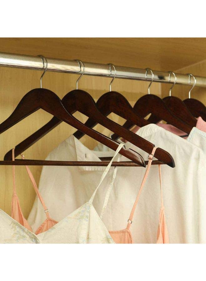 20-Piece Non Slip Cloth Hangers Set Brown 22.5 x 45cm - v1602491872/N40529264A_3