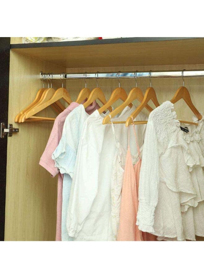 Yatai - 20-Piece Non Slip Cloth Hangers Set Beige 22.5 x 45cm - Image 1