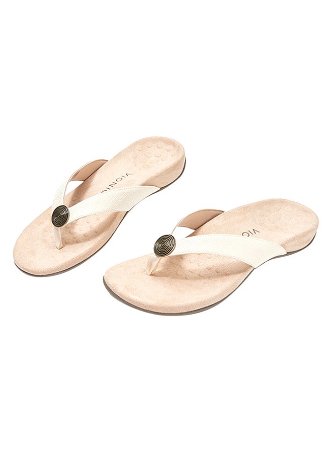 Anti-Slip Comfortable Flip-Flops Slipper White  - Image 1