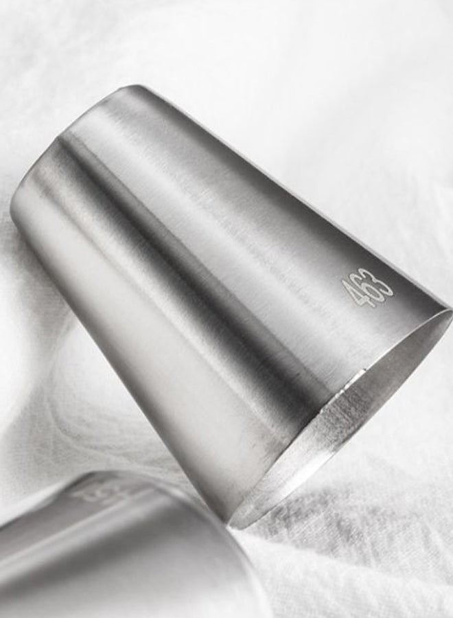 بيوينتي قمع مع أنبوب لتزيين الكيك فضي 3.7x3.1سم - Image 2