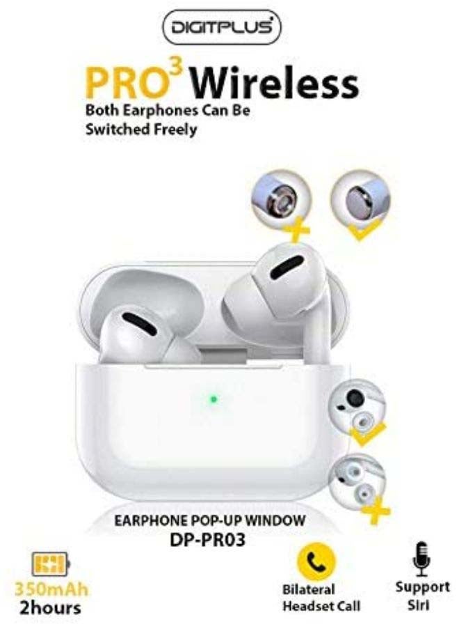 Digitplus WIRELESS EARPHONES White - Image 2