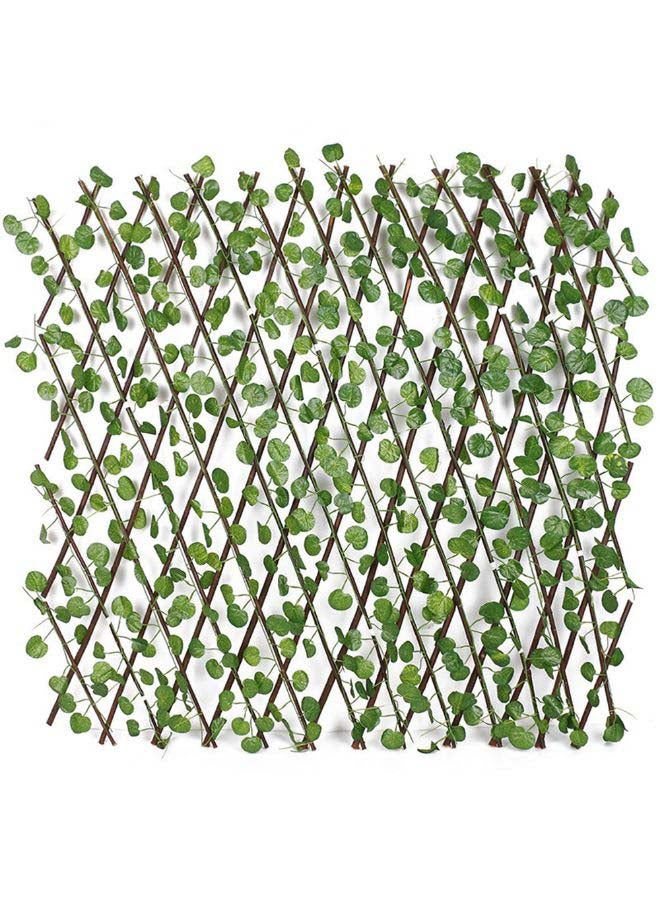 سياج تلسكوبي محاك . أخضر 43 x 2سم - Image 1