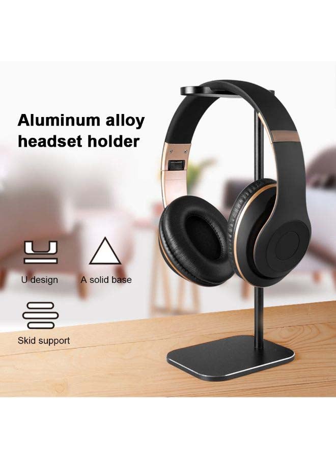 Portable Headphone Desktop Stand Aluminum Alloy Tablet Stand Pink  - Image 3