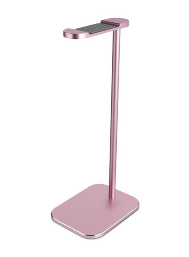 Portable Headphone Desktop Stand Aluminum Alloy Tablet Stand Pink  - Image 1