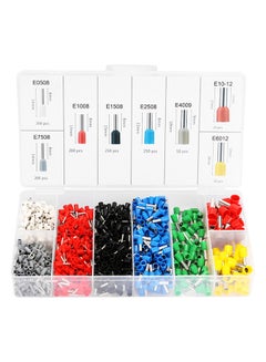 Generic 1200-Piece Insulated Electrical Wire Connector Set With Storage Box Multicolour  - Image 1