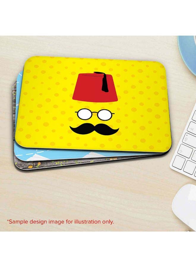 Stylizedd Marble Cotton Candy Printed Gaming Mousepad Purple/White  - Image 3