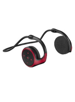 Wireless Sweat Proof Headphones Gym Sports Headset Red