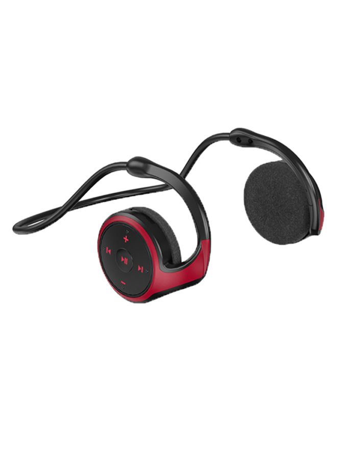 Generic - Wireless Sweat Proof Headphones Gym Sports Headset Red - Image 1