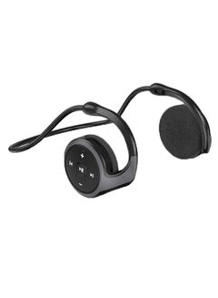 Wireless Sweat Proof Headphones Running Running Gym Headset Black