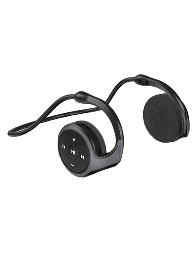 Generic - Wireless Sweat Proof Headphones Running Running Gym Headset Black - Image 1