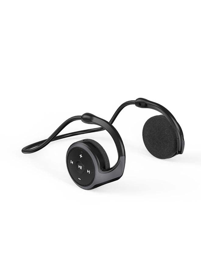 Generic - Wireless Sweat Proof Headphones Running Running Gym Headset Black - Image 1