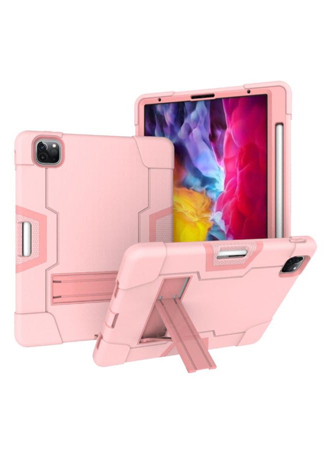 Rock Pow Protective Case Cover For Apple iPad Pro 12.9 (2021/2020/2018) Pink - Image 1
