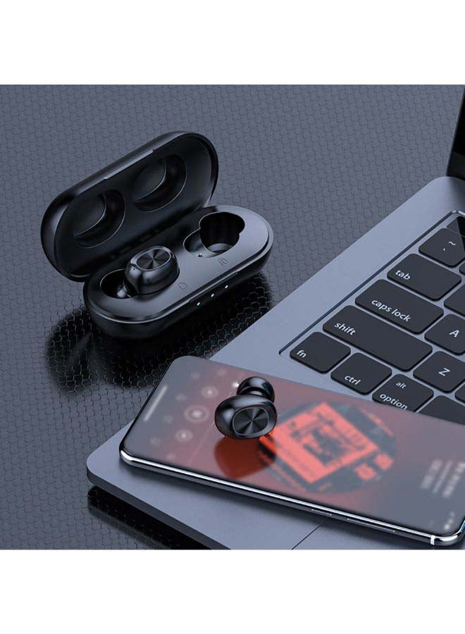 Generic - TWS Wireless Headset Touch Control Headphones Black - Image 1