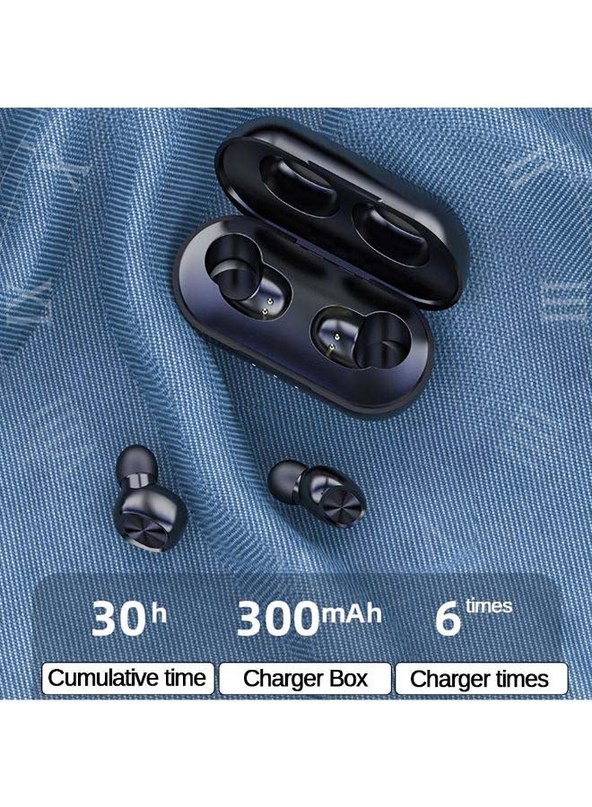 Generic - TWS Wireless Headset Touch Control Headphones Black - Image 1